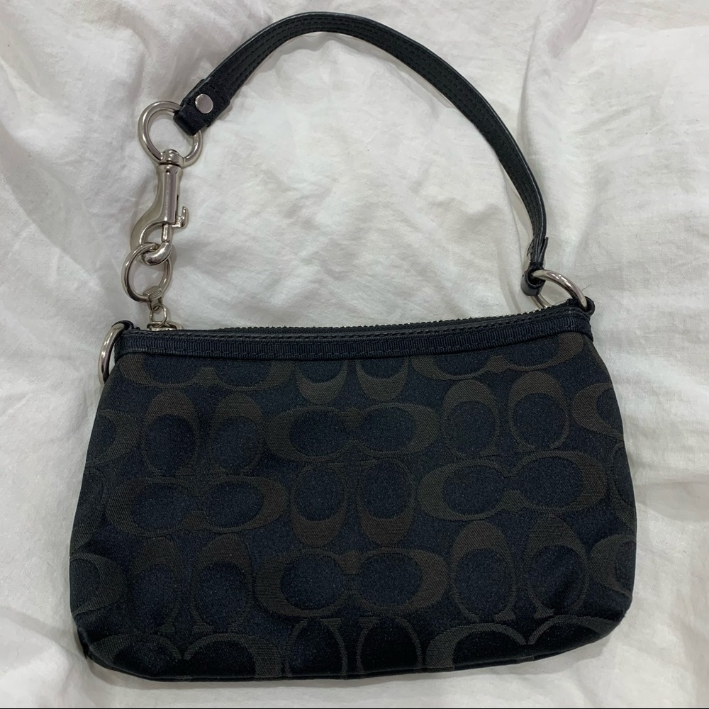 Black Coach Poppy Bag